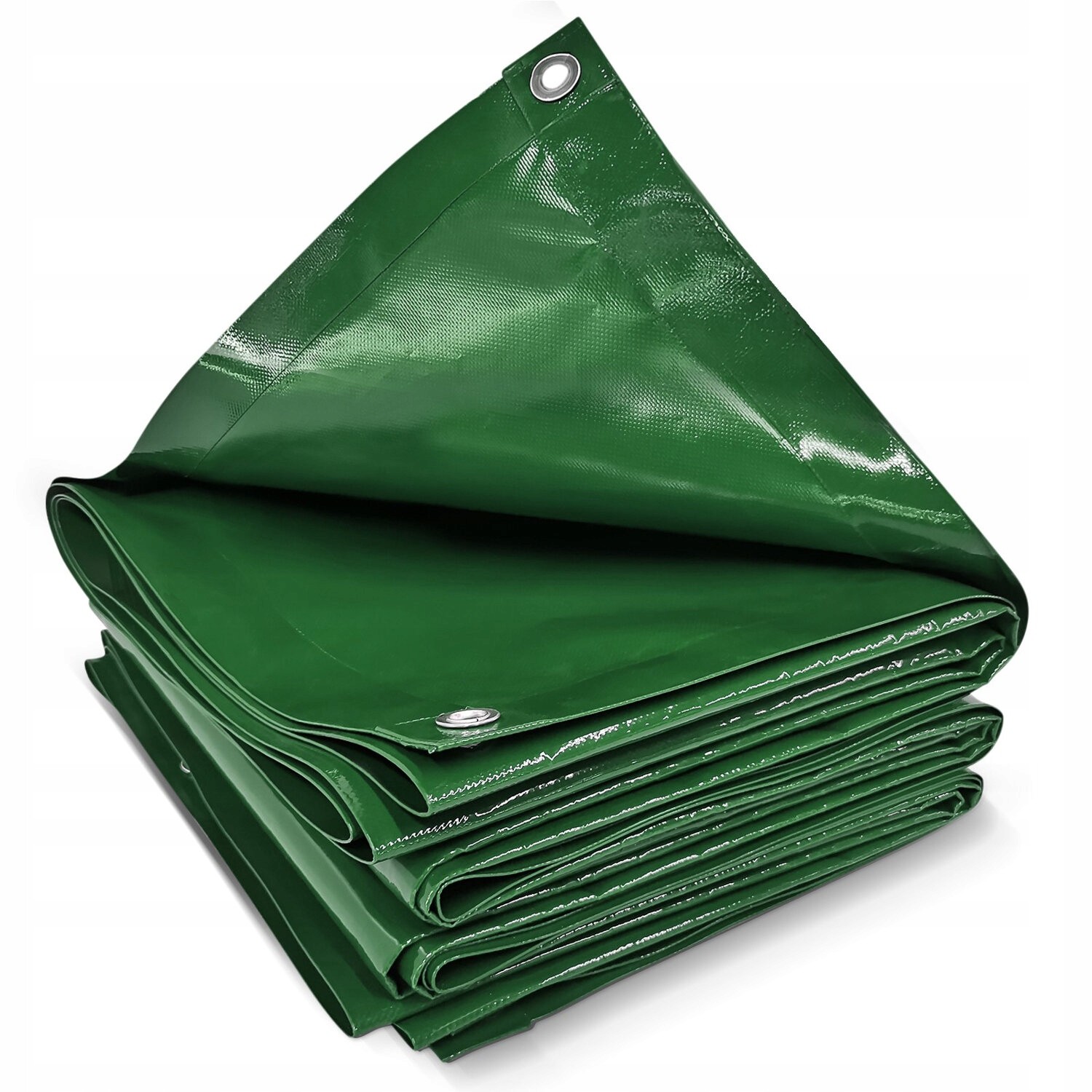 Industriálna ochranná plachta zelená 4x3 m 650g/m2 s očkami